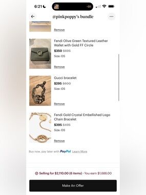 Trade listing